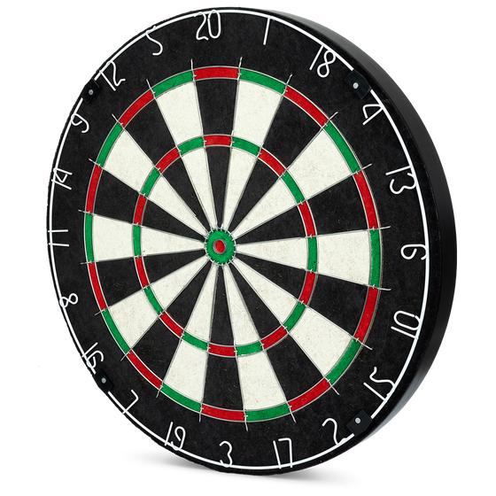 De zijkant van het dartboard