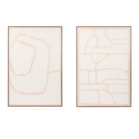 Wall art in teddy finish, 2-piece
