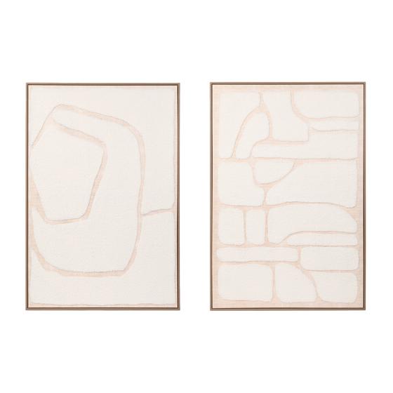 Wanddecoratie teddy 2-luik | 2 stuks | 62,5 x 3,5 x 92,5 cm