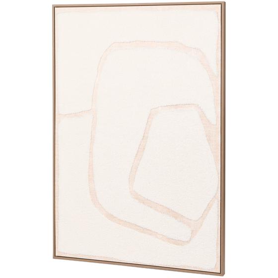 Wall art in teddy finish, 2-piece - close-up of piece 1