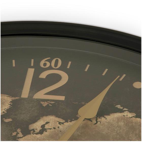 Wall clock with world map 5 more details