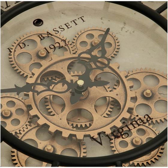 Clock with cogs 4 details