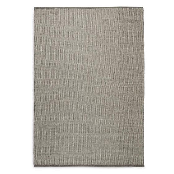Wool rug - grey