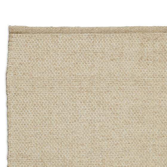 Wool rug - corner close-up