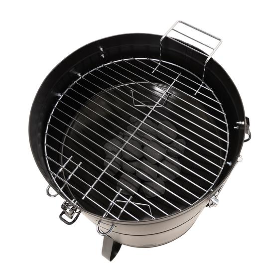 2-in-1 barbecue & fire pit - with briquettes