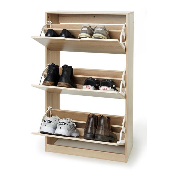 Shoe cabinet - open with shoes