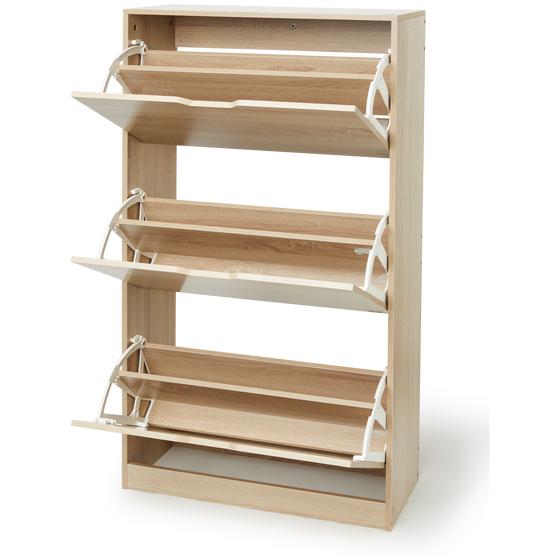 Shoe cabinet - fully opened