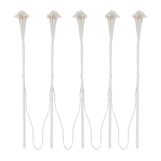 Garden stakes Christmas lights star-shaped branches - 5-piece