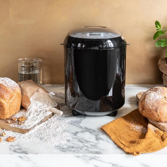 Breadmaker on kitchen counter