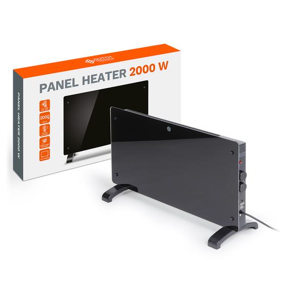 Convector heater - black