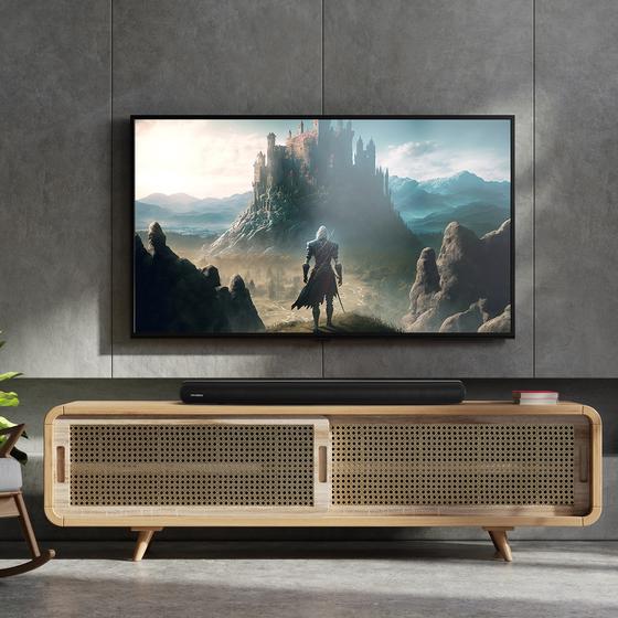Hyundai soundbar 80 watts on TV furniture
