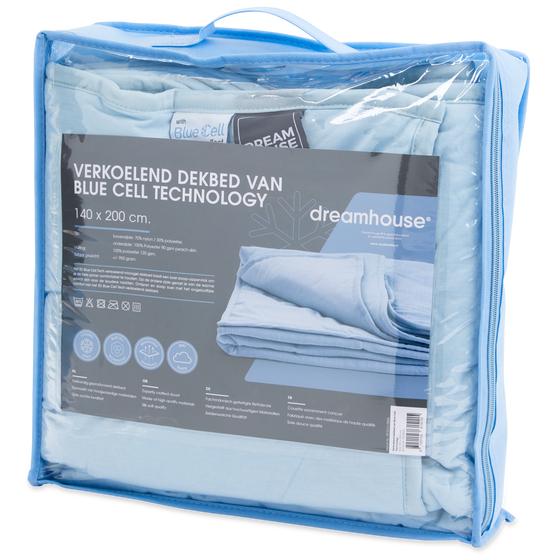 Cooling duvet in packaging