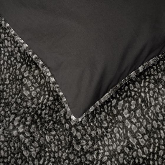 Close-up corner of duvet