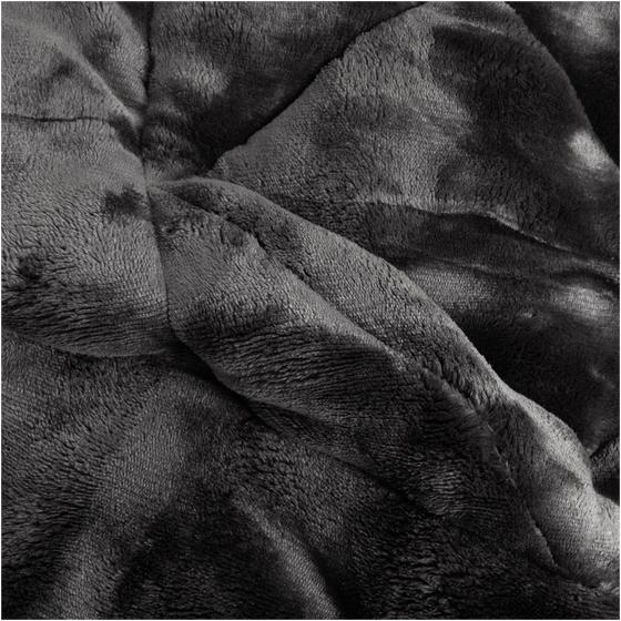 Lazy all-in-one duvet Pom Pom Fur - Anthracite - extreme close-up material