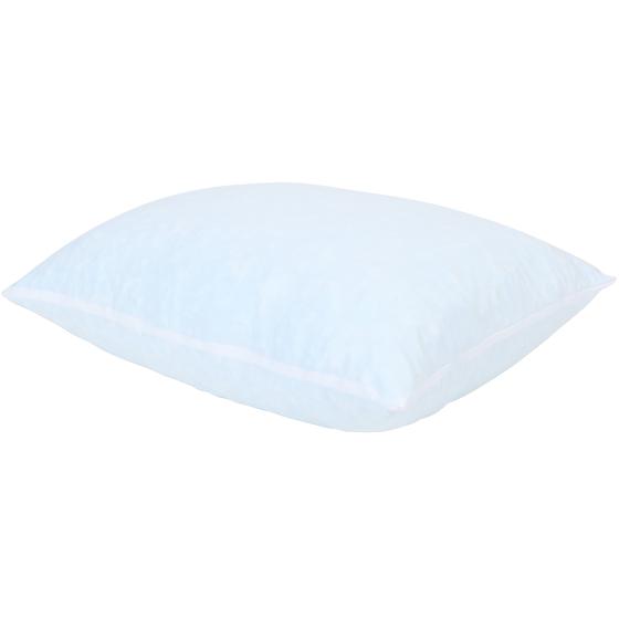 Cooling and refillable pillow - bottom of pillow - side view