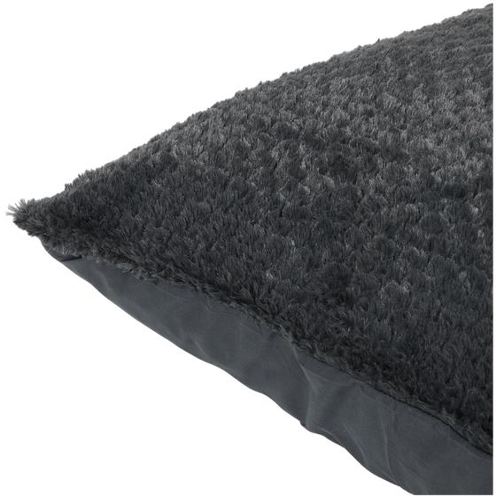 Lazy all-in-one duvet Teddy fur 200 x 200 cm - anthracite - pillow detail