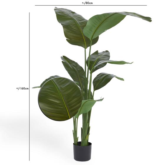 Strelitzia artificial plant dimensions