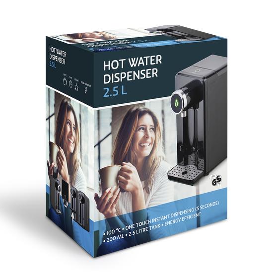 Packaging of hot water dispenser 2.5 litres