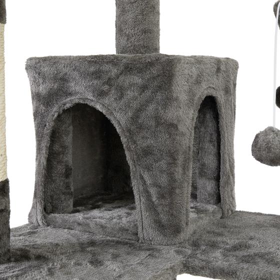 Cat scratching post XXL close-up house