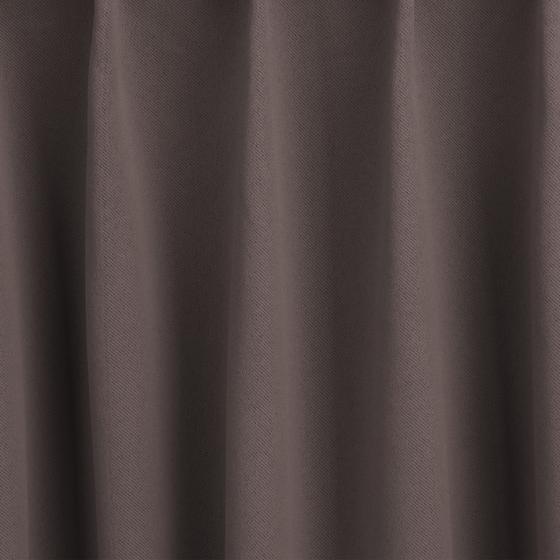 Gordijnen (250x150cm) Taupe haken (blackout) close-up stof