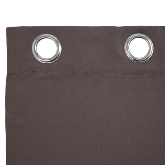 Ready-made blackout curtain with rings 