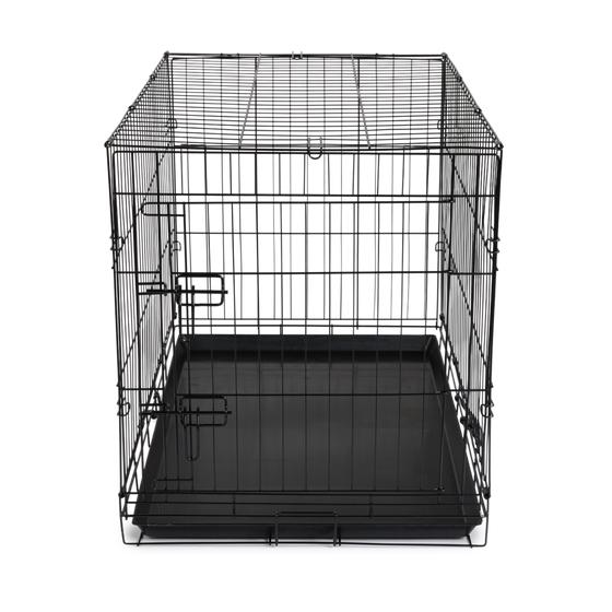 Cage d'intérieur pour chien XL noire