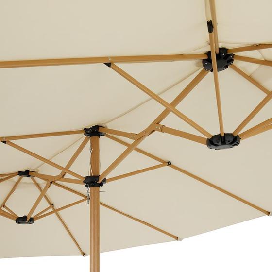 Double parasol incl. cover - underside close-up