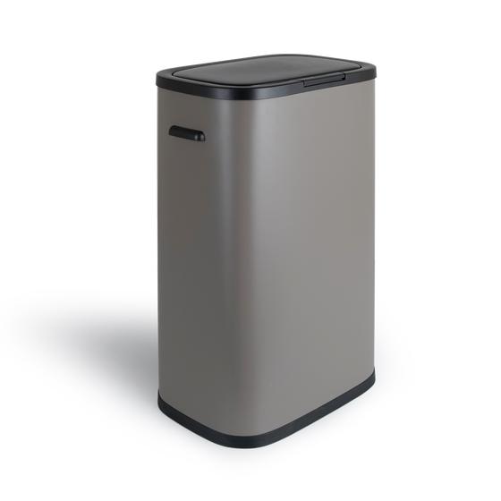 Touch top bin - side view