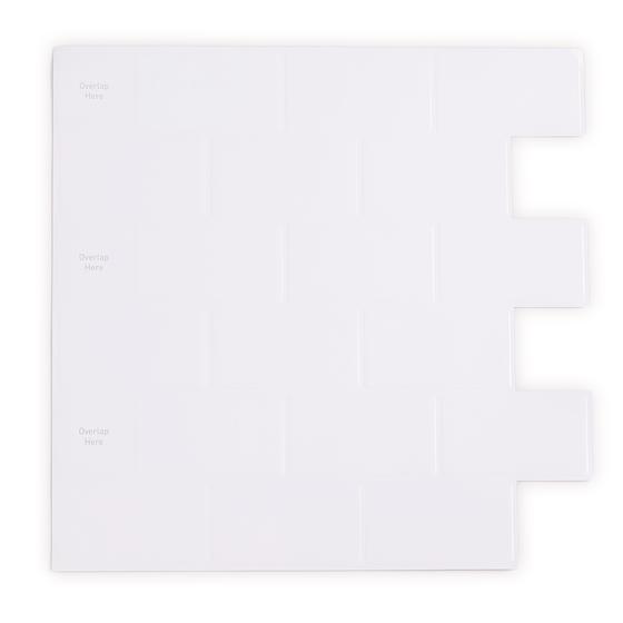 Adhesive strips kitchen/bathroom 23 pieces white