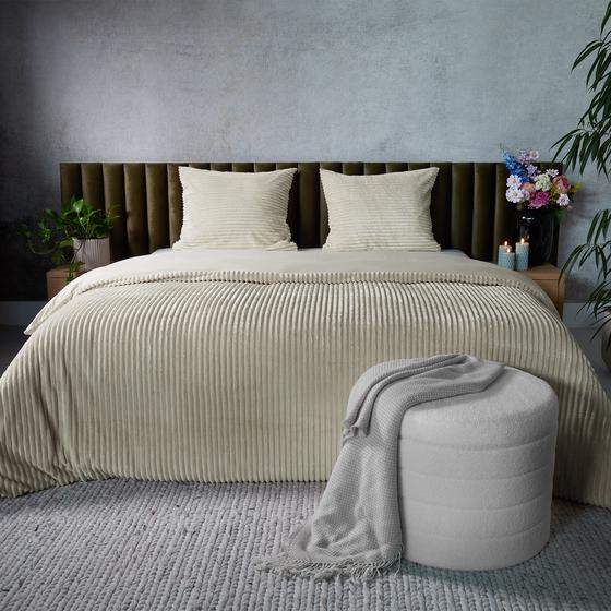 Ribbed Flannel duvet cover overview