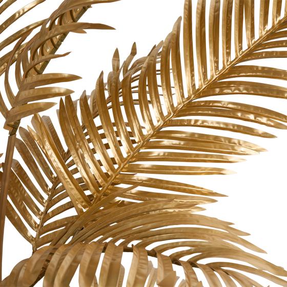 Luxury artificial palm - Gold close up leaves