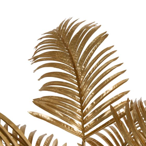 Luxury artificial palm - Gold close-up leaf