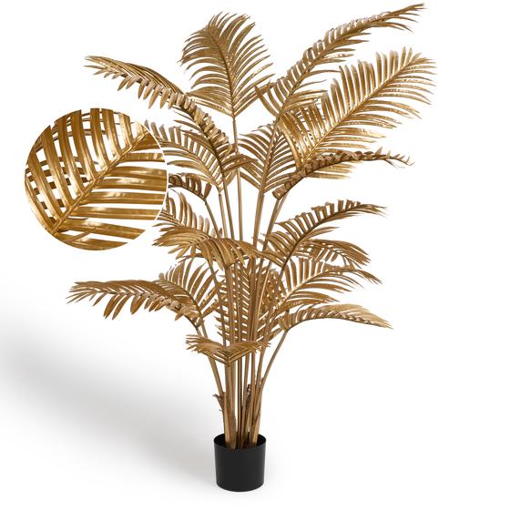 Luxury artificial palm - Gold detail