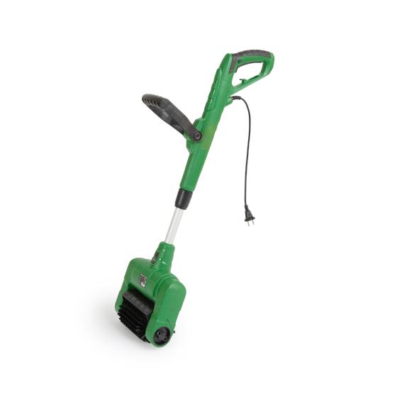 Side view of electric multi-cleaning patio brush