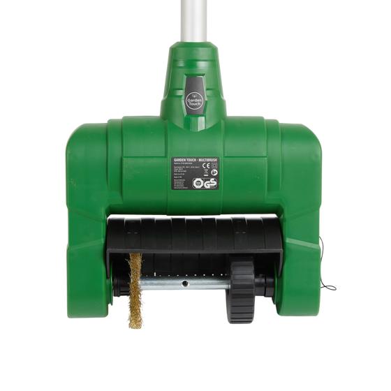 Electric multi-cleaning patio brush - narrow steel brush