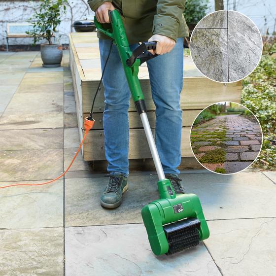 Garden Touch elektrische schoonmaakborstel - geschikt voor verschillende oppervlakten
