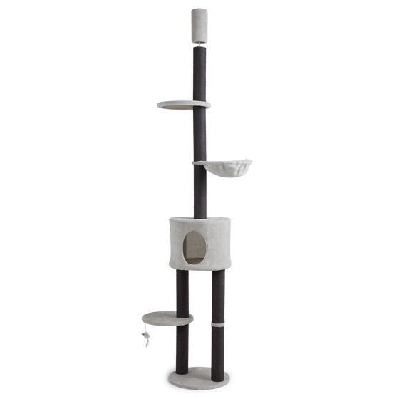 Height-adjustable scratching post 