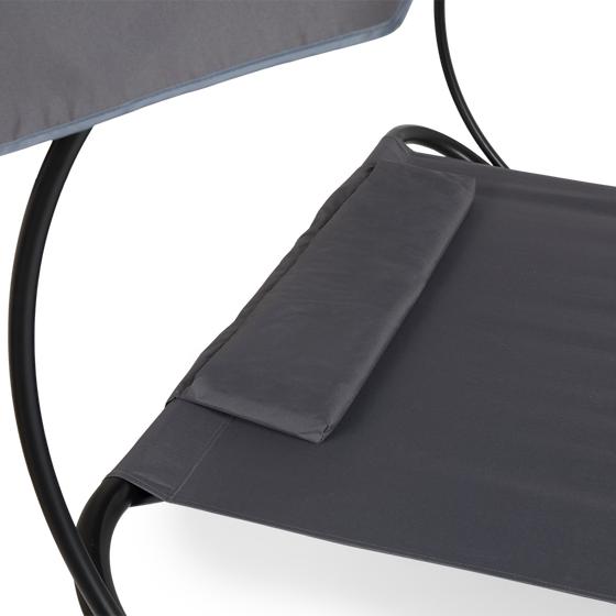 Double lounge bed with cushion