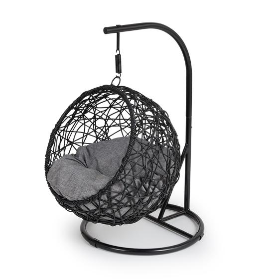 Hanging chair for cats – black / anthracite