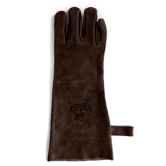 Tablier et gant pour barbecue - marron glove only