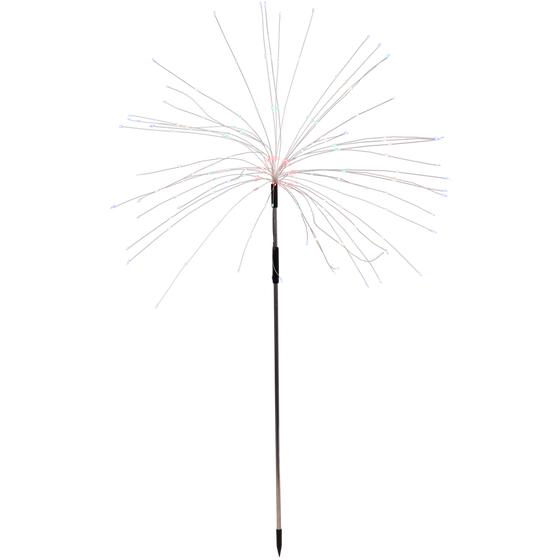 Garden stakes with jellyfish-style Christmas lights – set of 5 – single