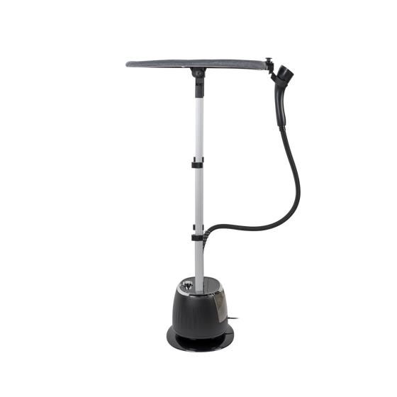 Hyundai clothes steamer with ironing board - side view
