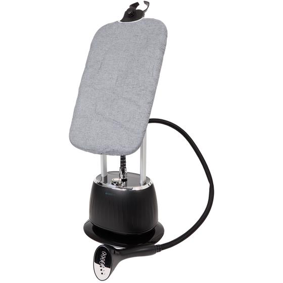 Affordable Hyundai clothes steamer with ironing board - fast heat-up time - refresh clothes & crease free without ironing - with 10 steam functions