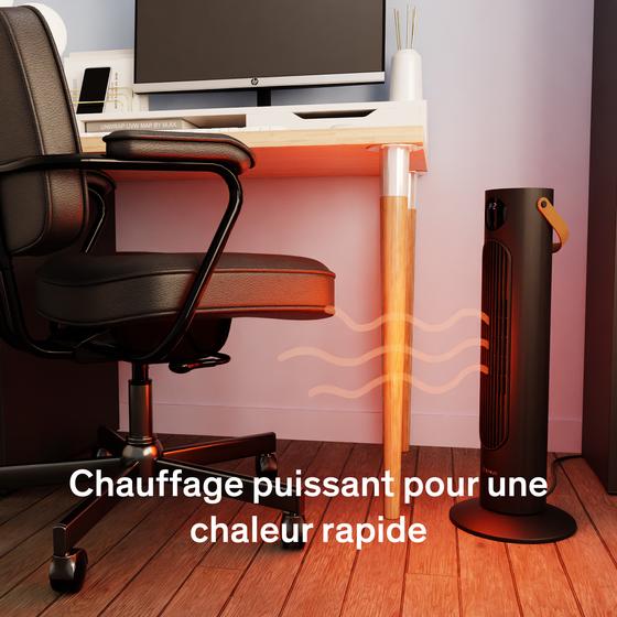 Chauffage électrique dans un bureau