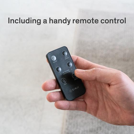 Remote control for electric heating