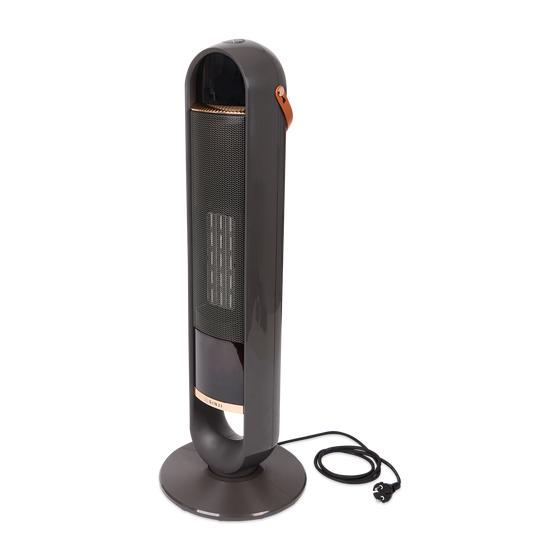 Sinji Flame Tower Heater - front with plug