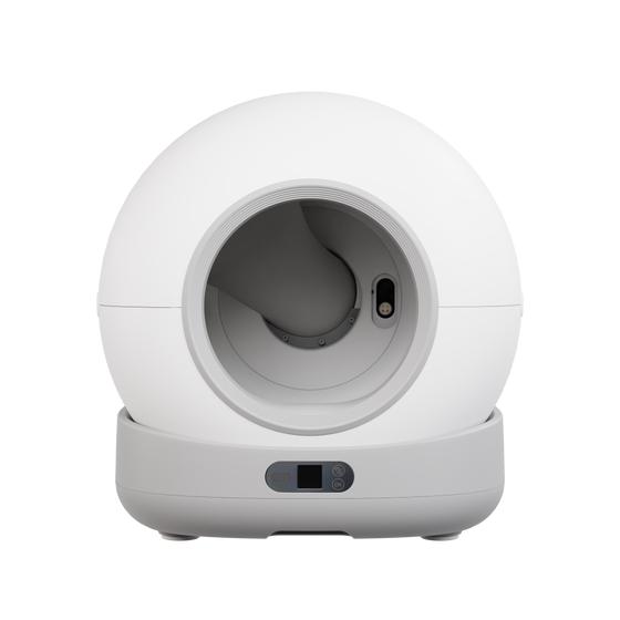 Self-cleaning cat litter box - front view