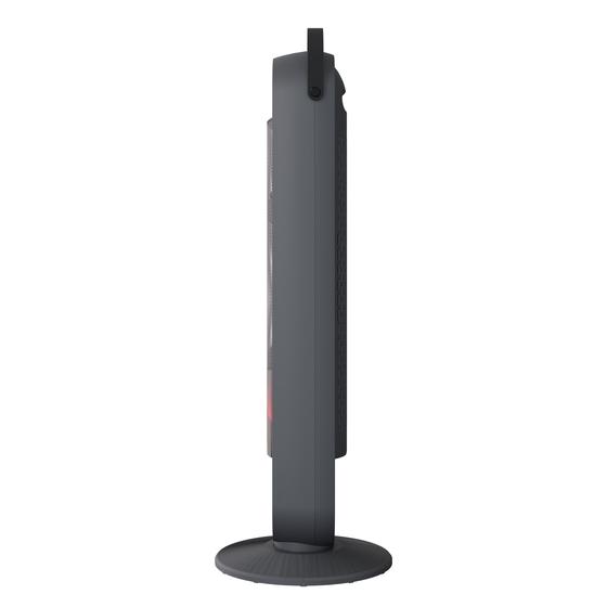 Sinji Flame tower fan heater - side view