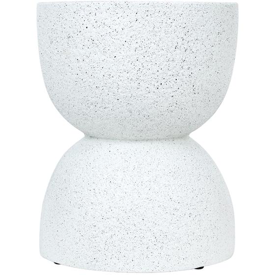 MgO side table - white - front view