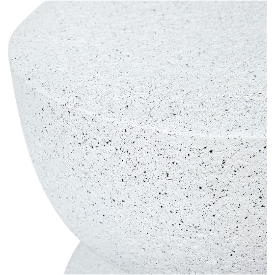 MgO side table - white - close-up